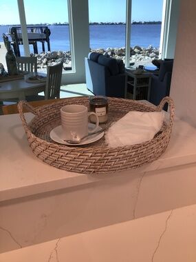Decor woven tray